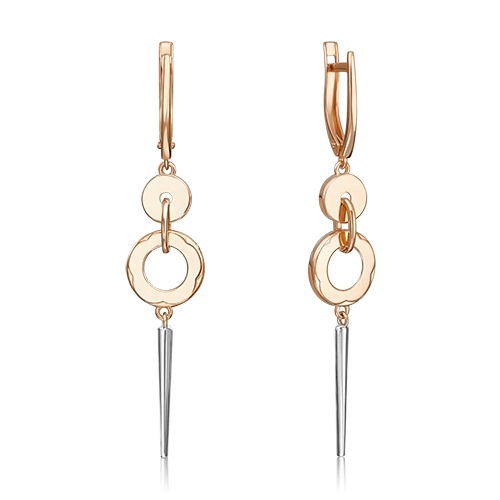 Серьги из золота с камнем  фото, цены