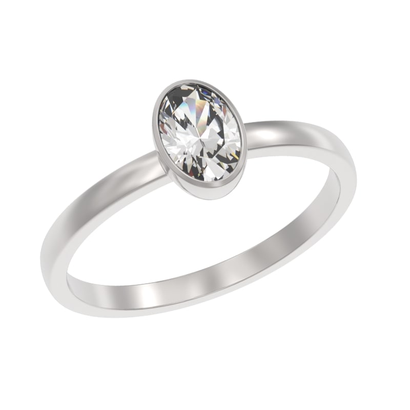 Кольцо из серебра с камнем Фианит фото, цены