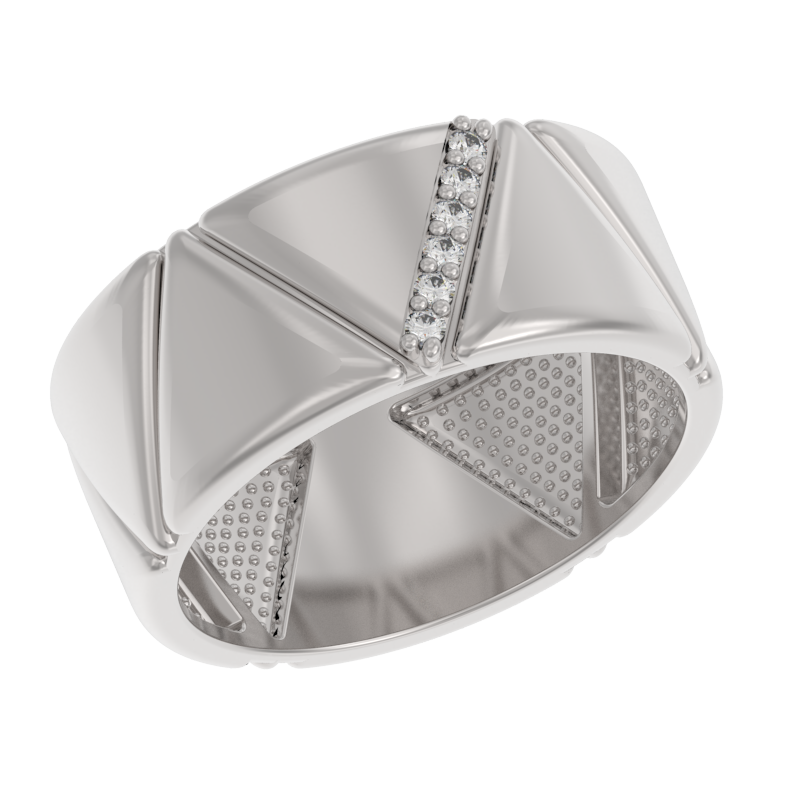 Кольцо из серебра с камнем Фианит фото, цены