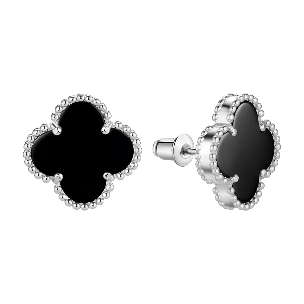 Серьги из серебра с камнем вставками керамики фото, цены