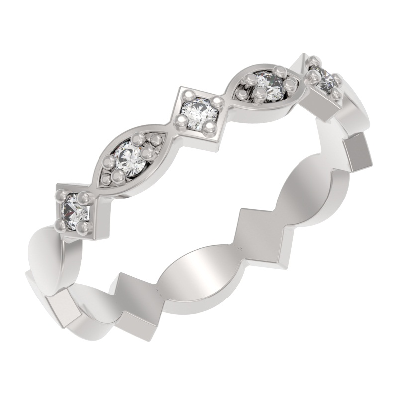 Кольцо из серебра с камнем Фианит фото, цены