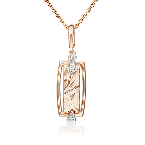 Подвеска из золота с камнем Топаз фото, цены