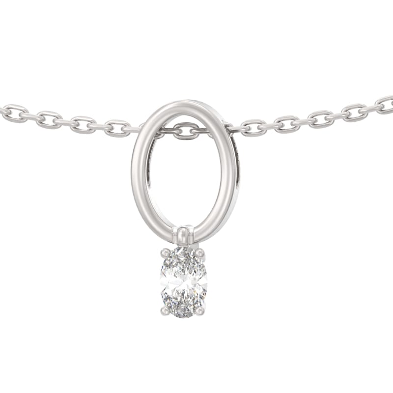 Подвеска из серебра с камнем Фианит фото, цены