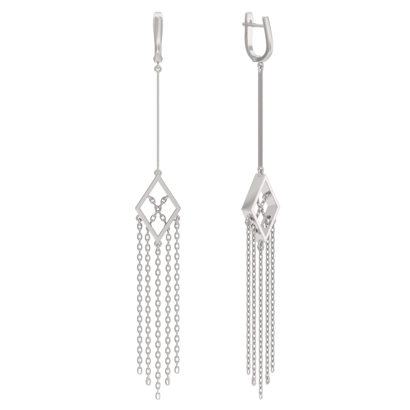 Серьги из серебра фото, цены