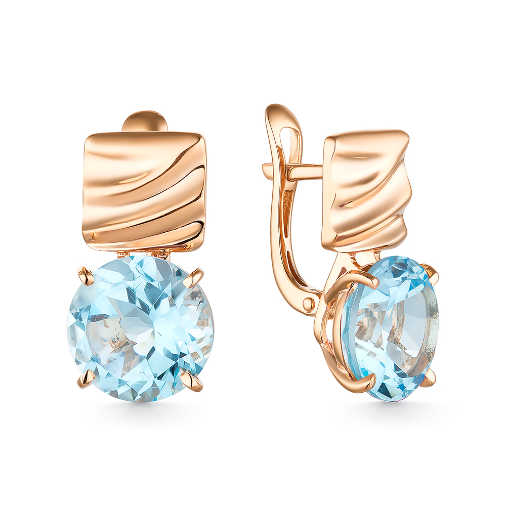 Серьги из золота с камнем аметист фото, цены