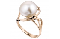 Кольцо из золота с камнем Жемчуг фото, цены