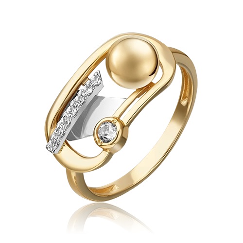 Кольцо из золота с камнем Топаз фото, цены