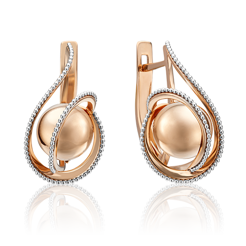 Серьги из золота без вставок фото, цены