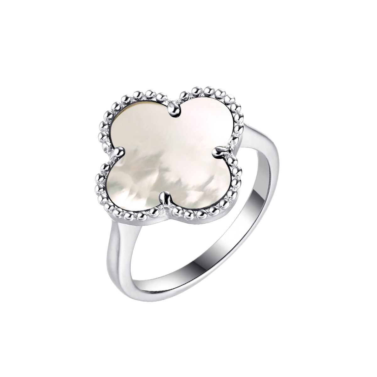Кольцо из серебра с камнем Перламутр фото, цены