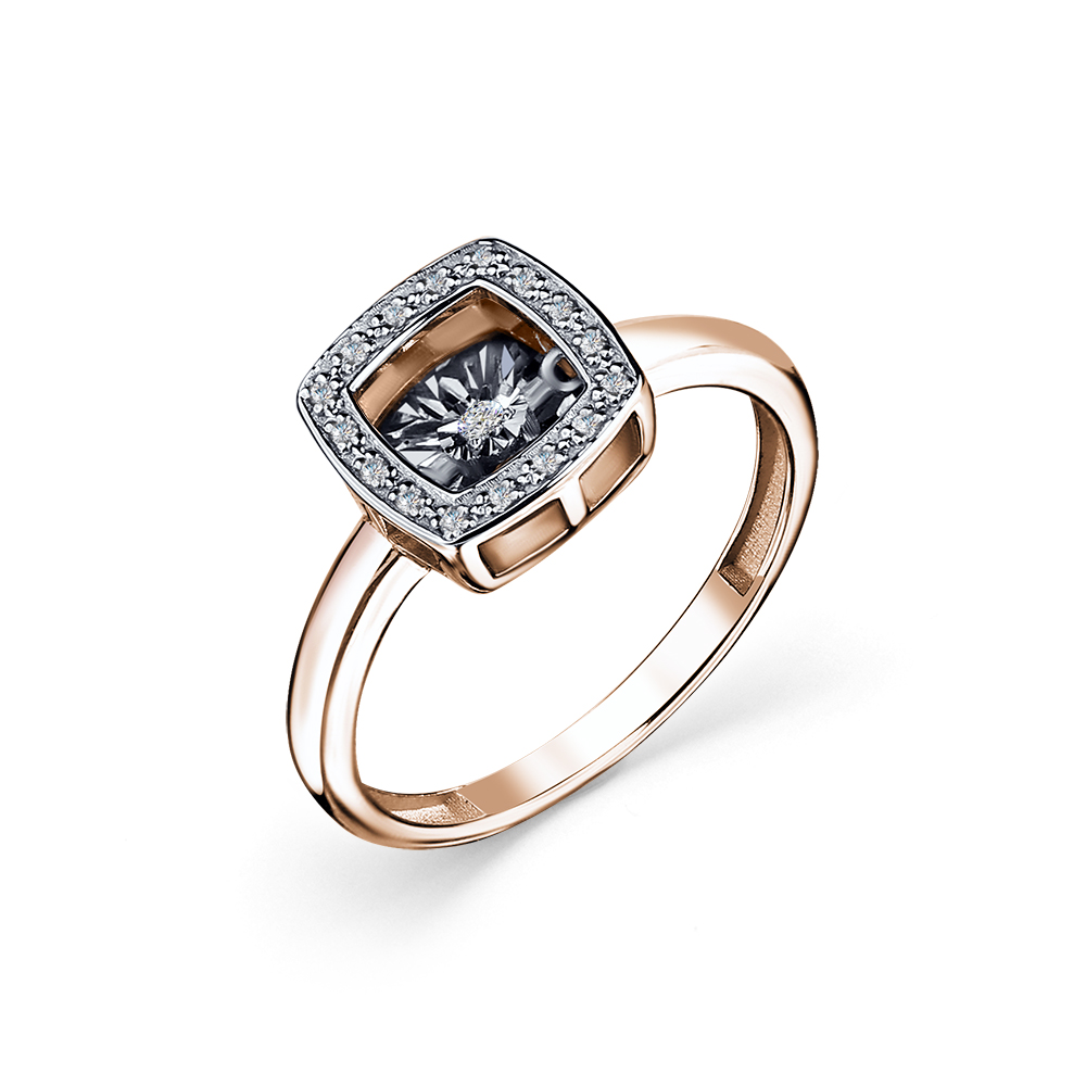 Кольцо из золота с камнем Бриллиант,  фото, цены