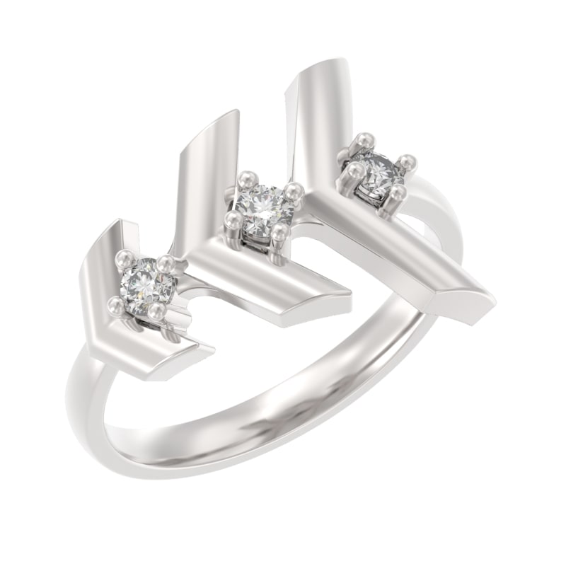 Кольцо из серебра с камнем Фианит фото, цены