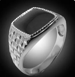 Печатка из серебра с камнем Фианит фото, цены