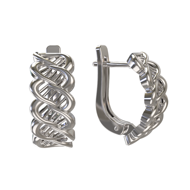 Серьги из серебра фото, цены