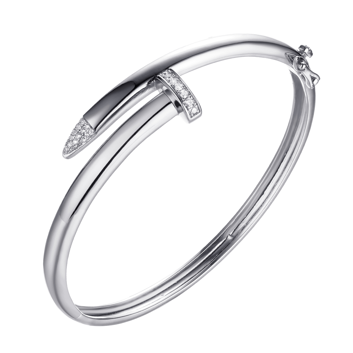 Браслет из серебра с камнем Фианит фото, цены