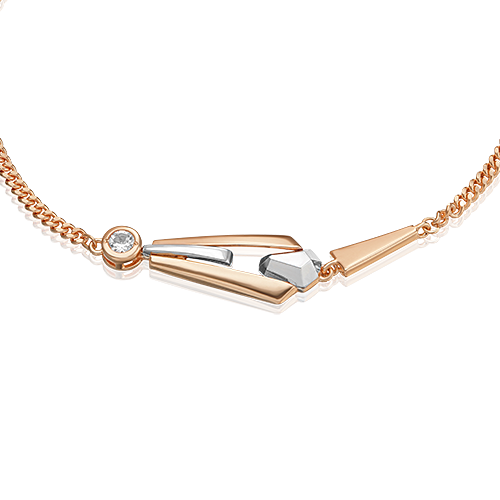 Браслет из золота с камнем Топаз фото, цены