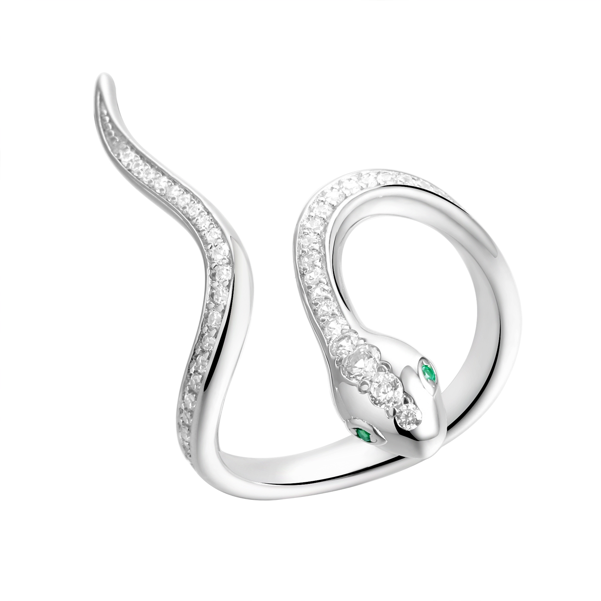 Кольцо из серебра с камнем Фианит, Нанокристалл фото, цены