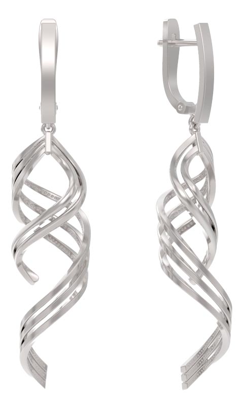 Серьги из серебра фото, цены