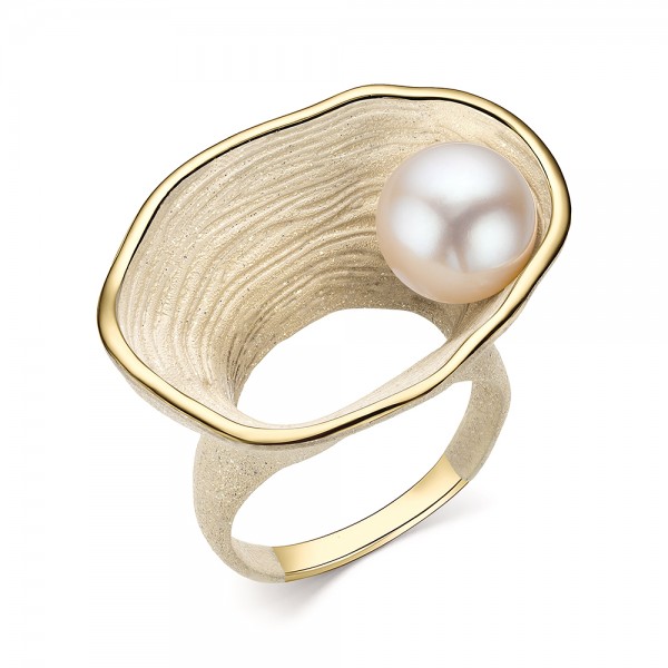 51250Y1Н из серебра с камнем Жемчуг, вставками эмали фото, цены