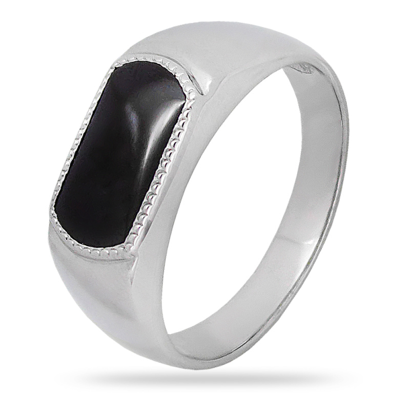 Печатка из серебра с камнем Фианит фото, цены