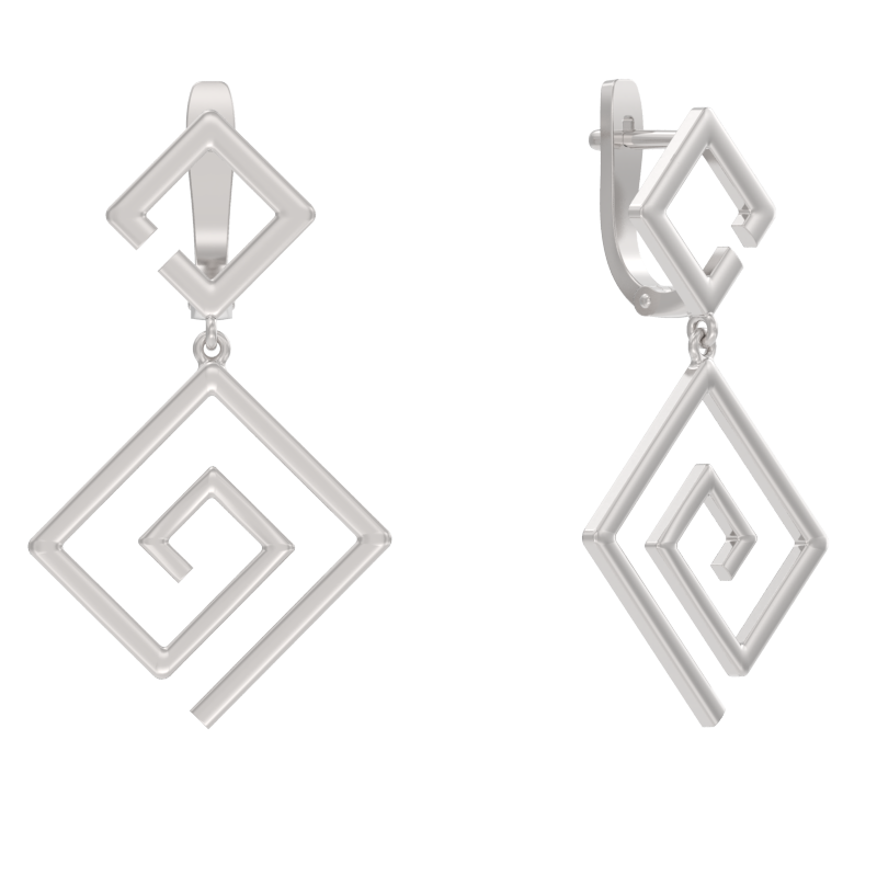 Серьги из серебра фото, цены