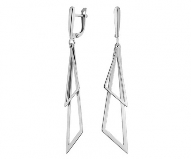 Серьги из серебра фото, цены