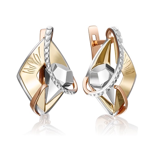 Серьги из золота без вставок фото, цены