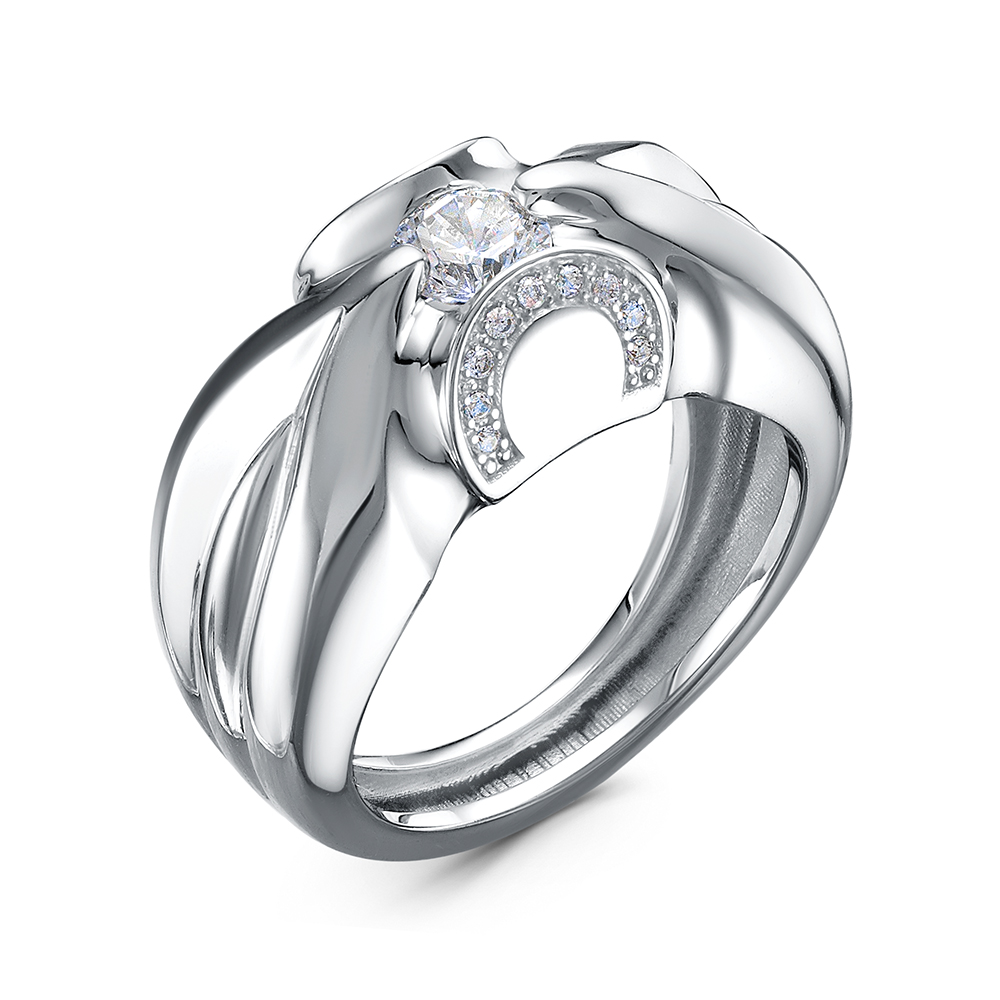 Кольцо из золота с камнем Фианит,  фото, цены