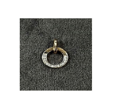 Подвеска из золота с камнем Фианит фото, цены