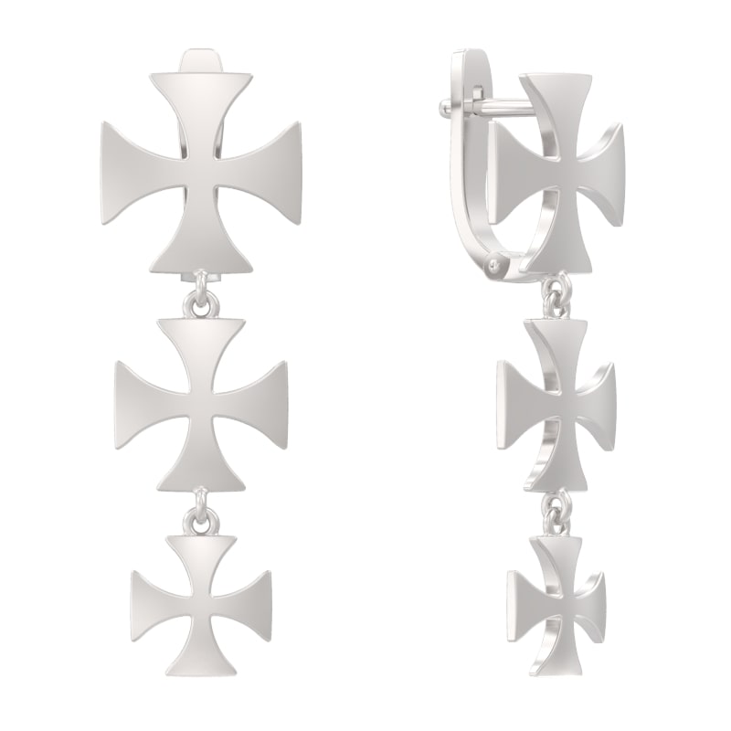 Серьги из серебра фото, цены