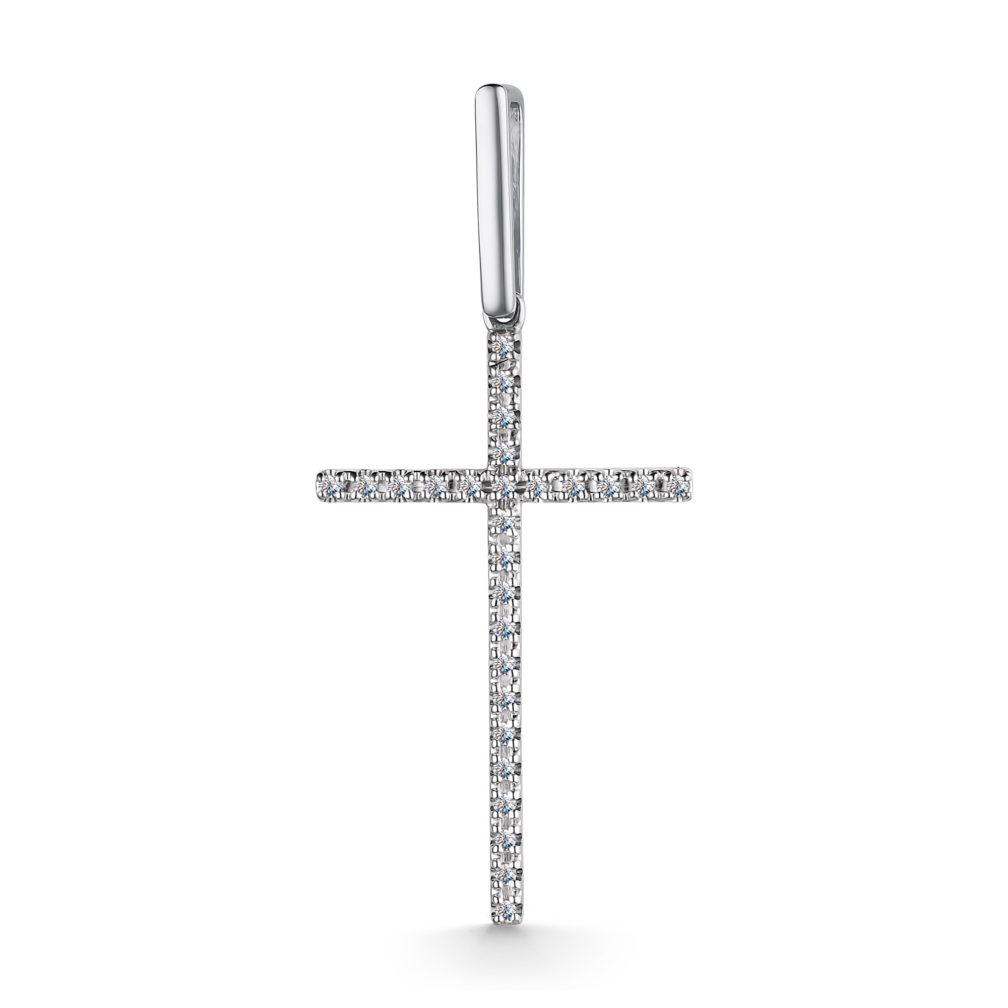 Подвеска из золота с камнем Бриллиант фото, цены