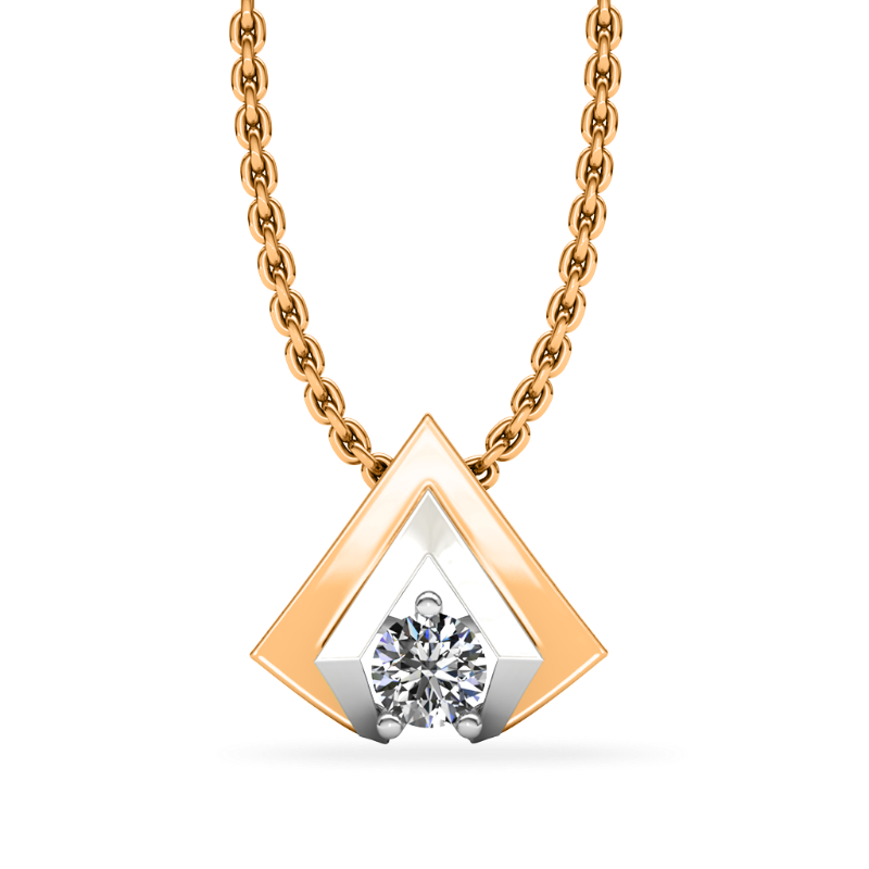 Подвеска из золота с камнем Фианит фото, цены