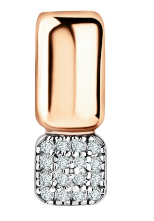 Подвеска из золота с камнем Фианит фото, цены