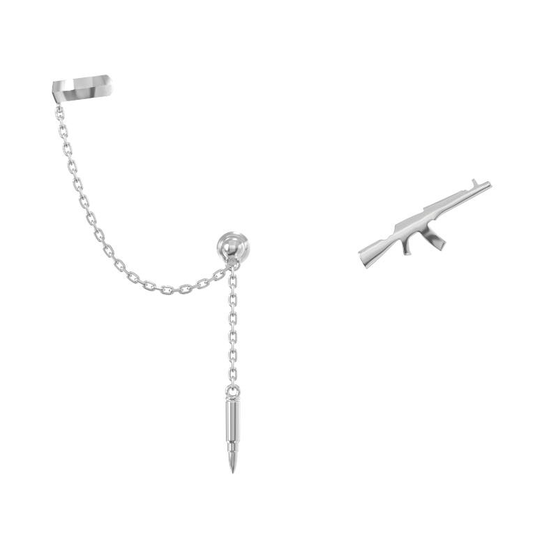 Пуссеты из серебра фото, цены