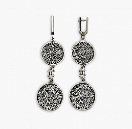 Серьги из серебра фото, цены