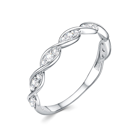 Кольцо из серебра с камнем Фианит фото, цены