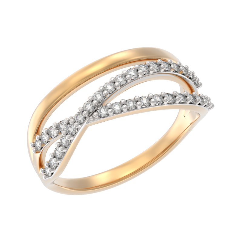 Кольцо из золота с камнем Фианит фото, цены