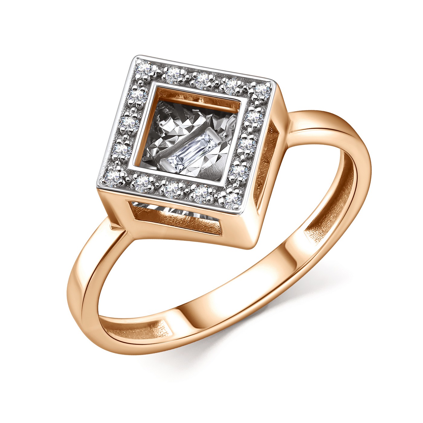 Кольцо из золота с камнем Бриллиант,  фото, цены