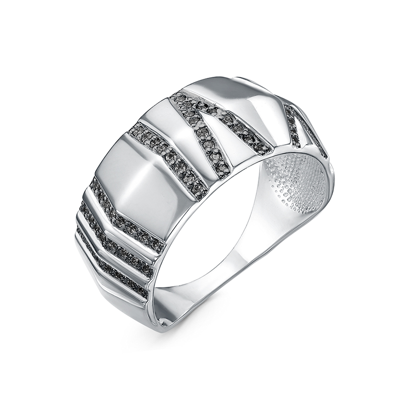 Кольцо из серебра с камнем Фианит фото, цены