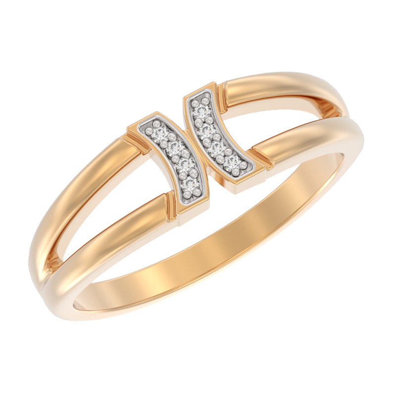 Кольцо из золота с камнем Бриллиант фото, цены