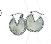 Серьги из серебра с камнем Топаз, Перламутр фото, цены