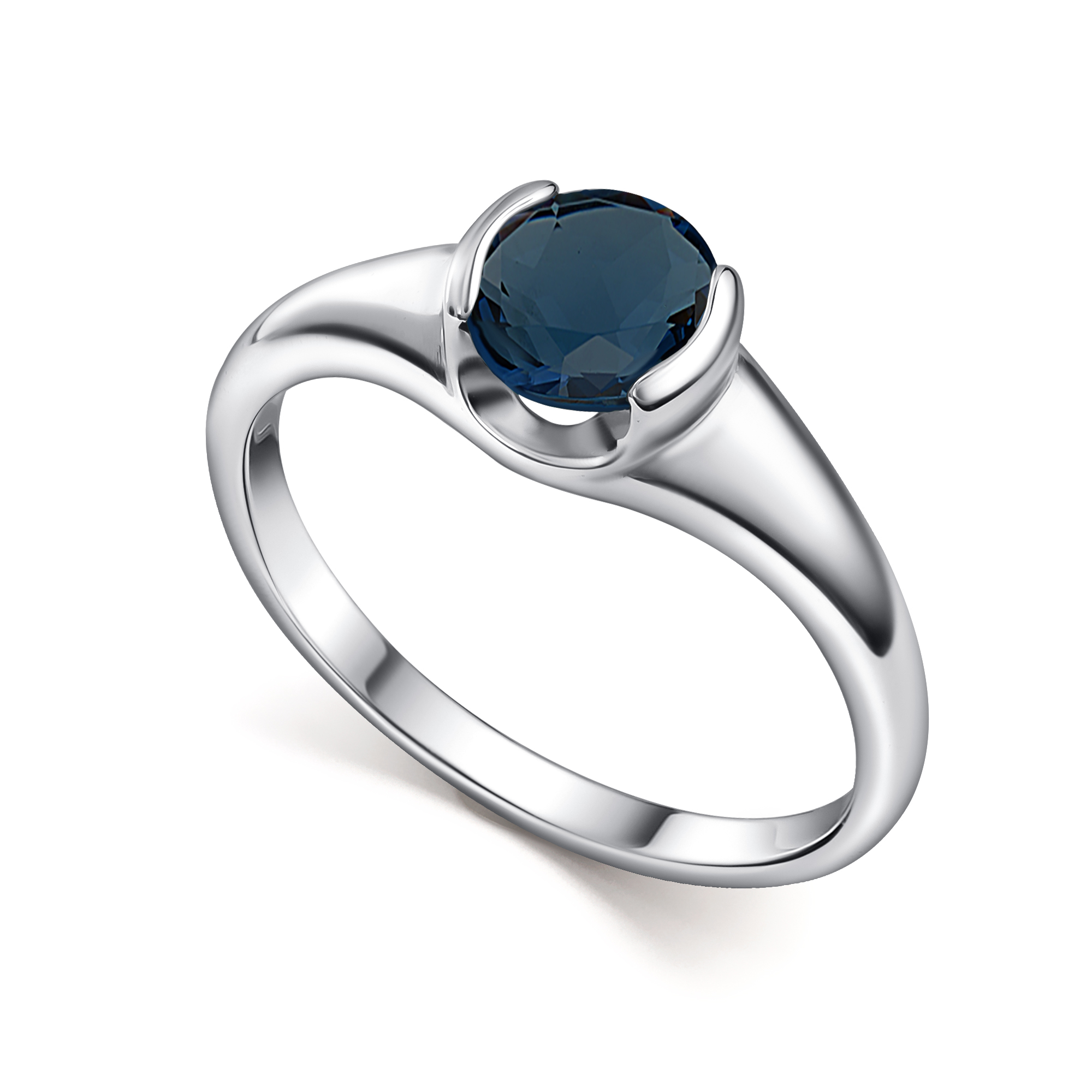 Кольцо из серебра с камнем Наноситал фото, цены