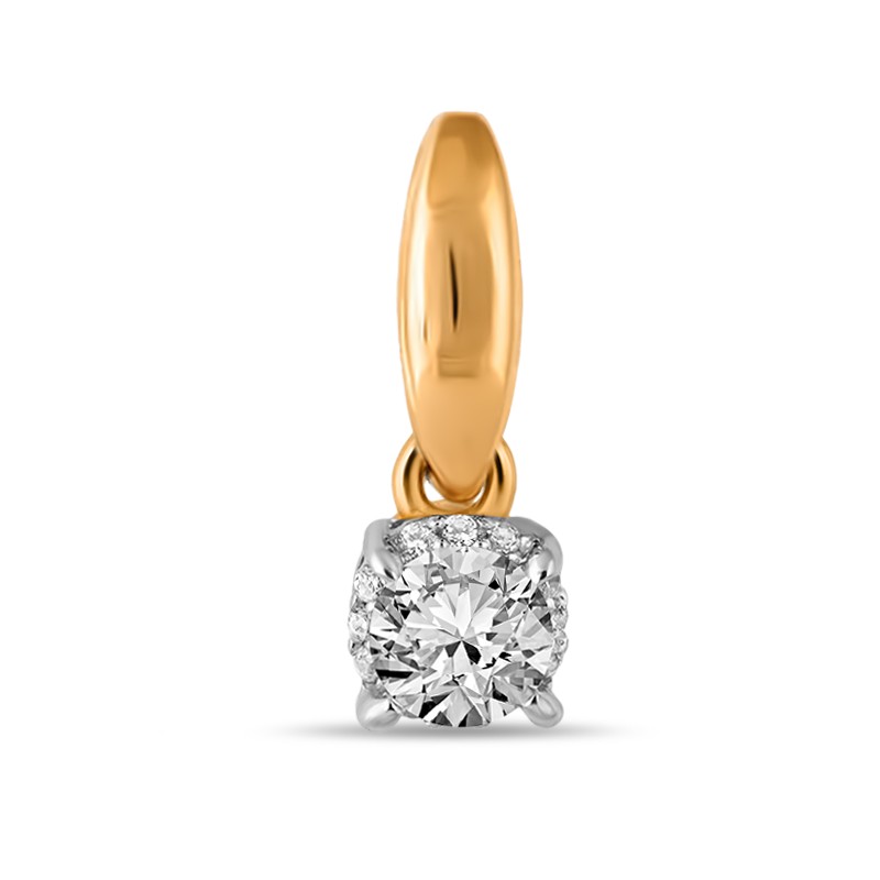 Подвеска из золота с камнем Фианит фото, цены