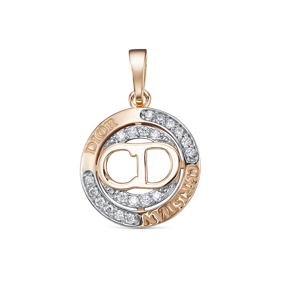 Подвеска из золота с камнем Фианит фото, цены