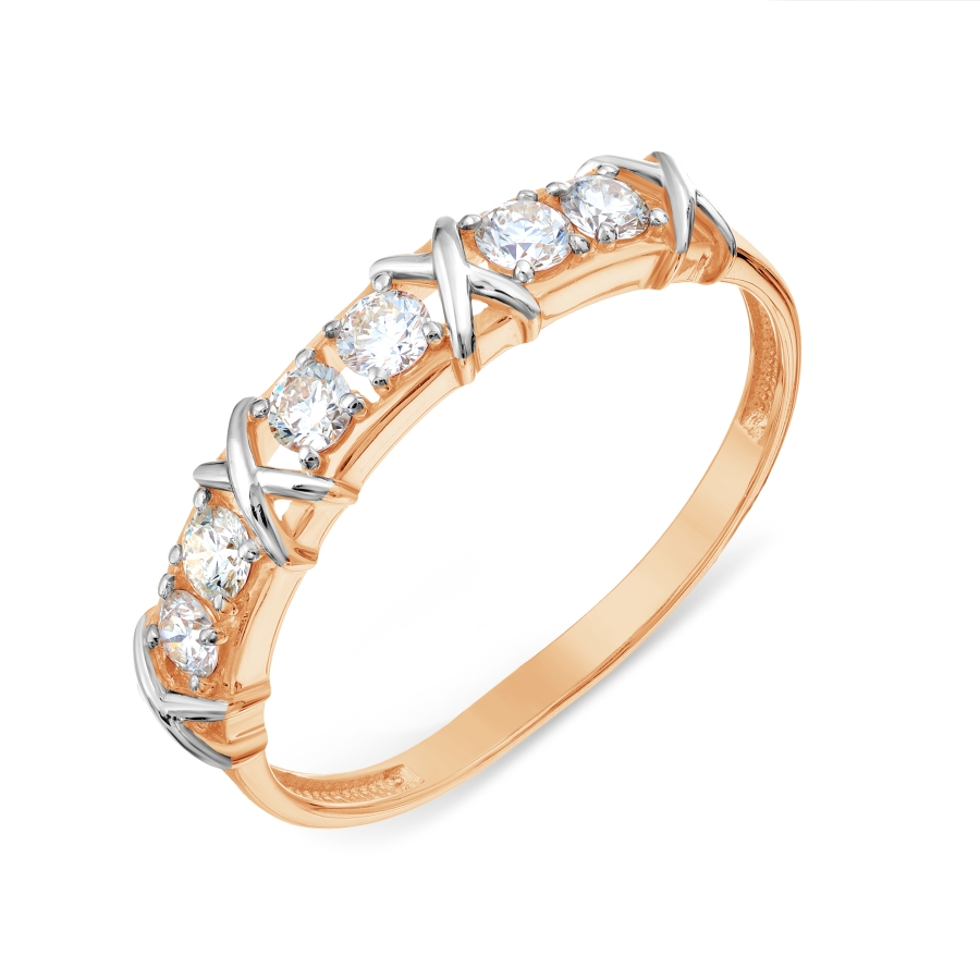 Кольцо из золота с камнем Бриллиант фото, цены