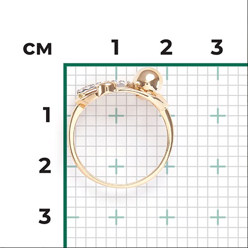 Кольцо из золота с камнем Топаз фото, цены