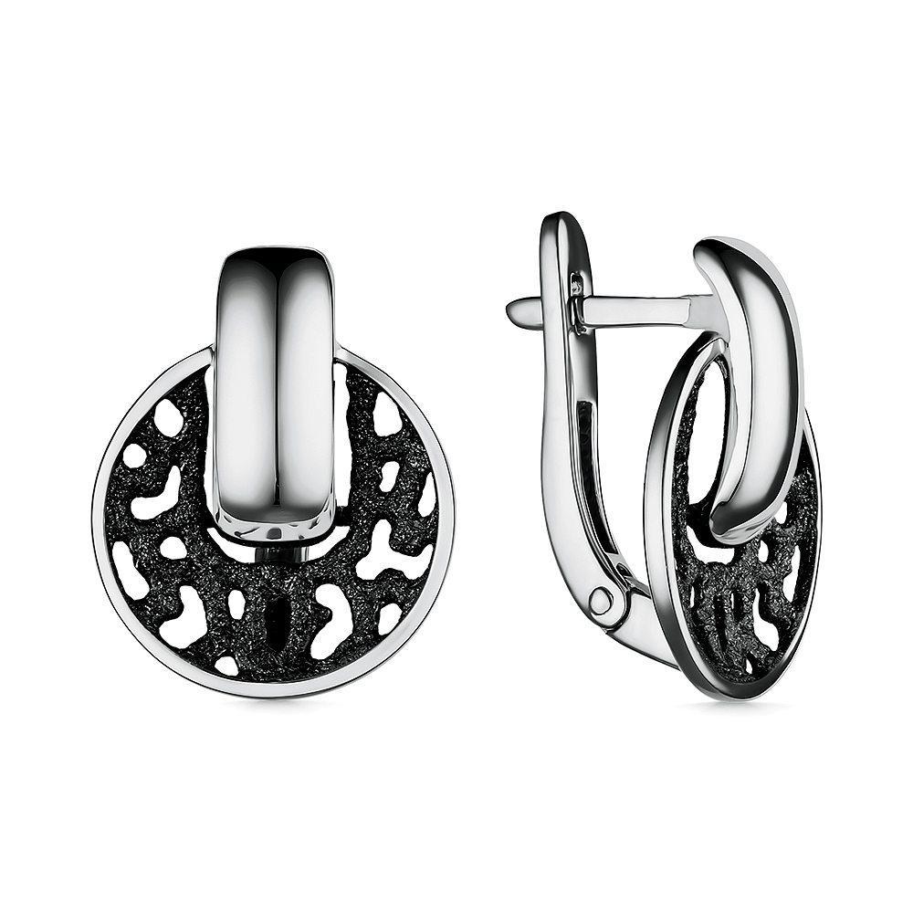 Серьги из серебра с камнем вставками эмали фото, цены