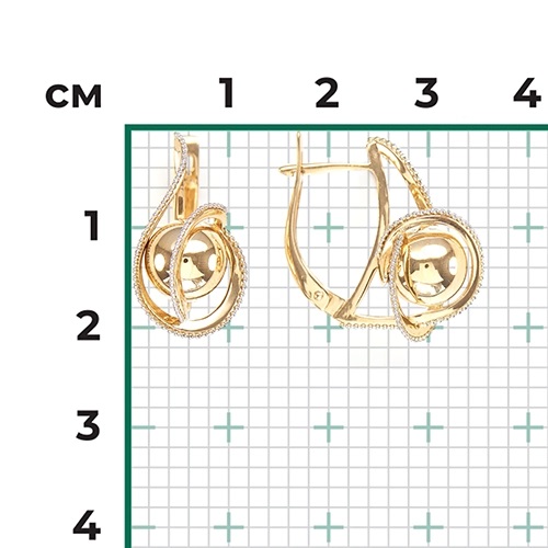 Серьги из золота без вставок фото, цены