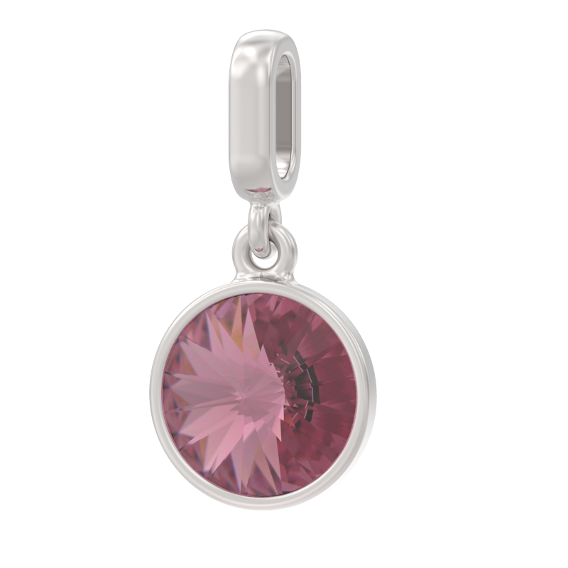 Кулон из серебра с камнем Кристалл фото, цены