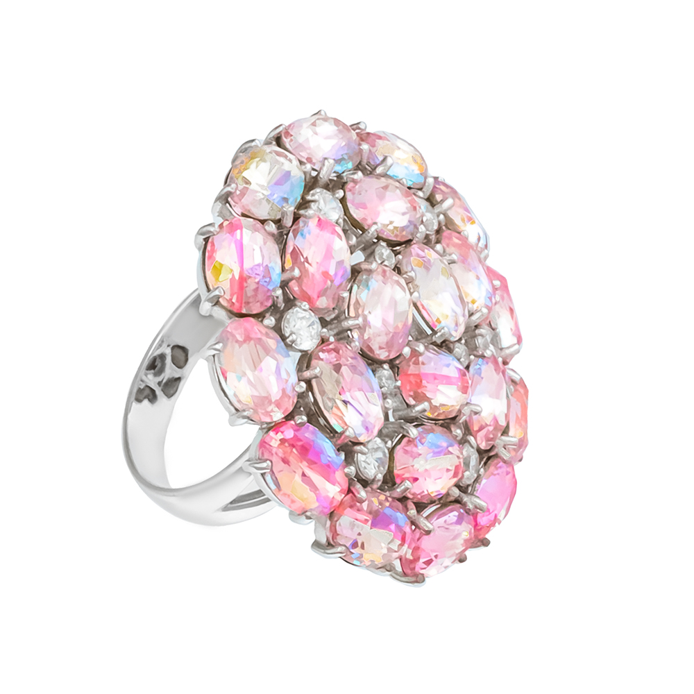 Кольцо из серебра с камнем Гранат фото, цены