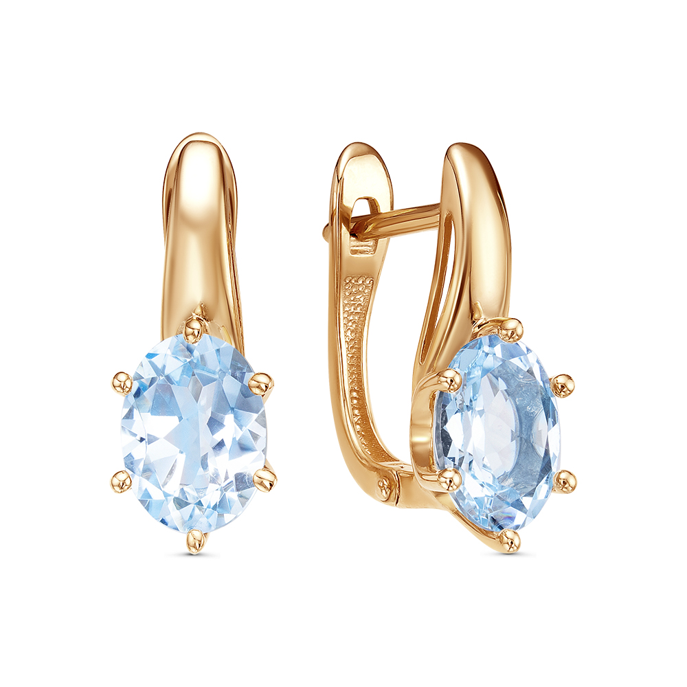 Серьги из золота с камнем аметист фото, цены